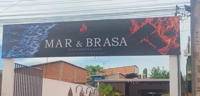 Logo de Mar e brasa Restaurante & sushi 🍣