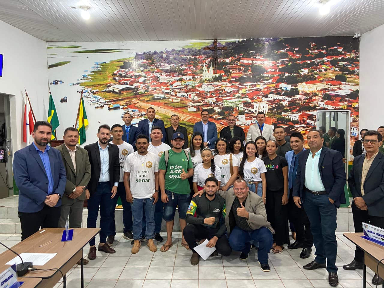 Com a Mão na Terra: Alunos do SENAR vao à Câmara Municipal de Alenquer em Busca de Apoio do legislativo