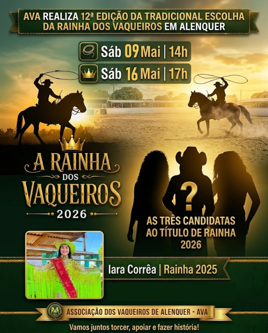 AVA realiza 12ª edição da tradicional escolha da Rainha dos Vaqueiros em Alenquer